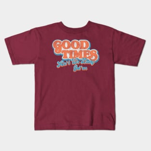 Good Times 70s TV Worn Out Kids T-Shirt